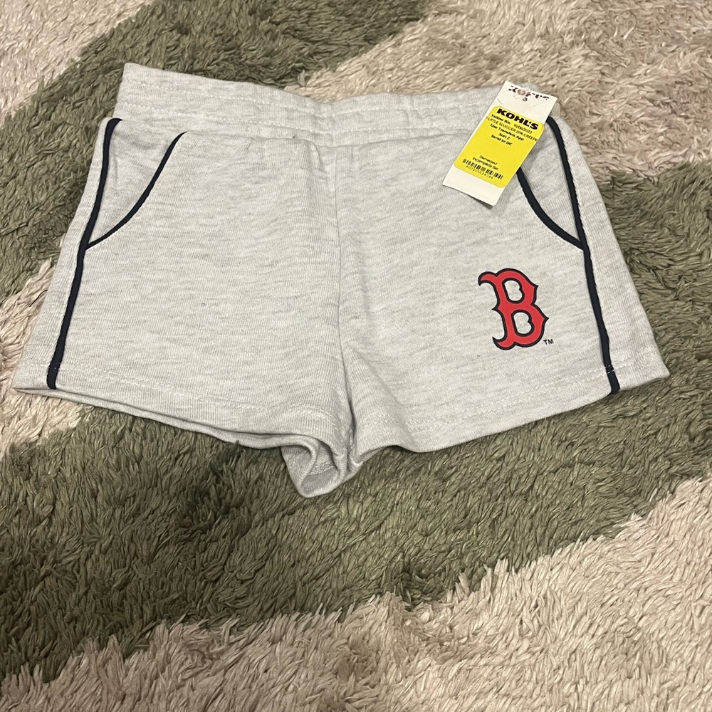 Toddler Boston Red Sox Gray Shorts